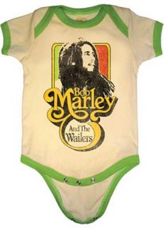 Bob Marley Catch A Fire Baby Onesie Romper New s M L