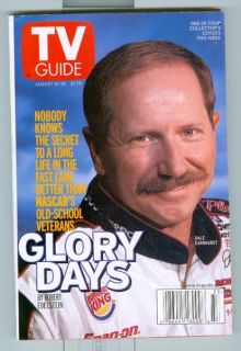 TV Guide 8 12 2000 NASCAR Dale Earnhardt Martin Short