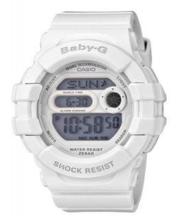 Baby G Watch, Womens Digital White Resin Strap 45x49mm BG6900 7   All