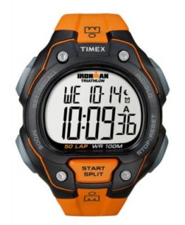 Timex Watch, Mens Digital Expedition White Resin Strap 45mm T49901UM