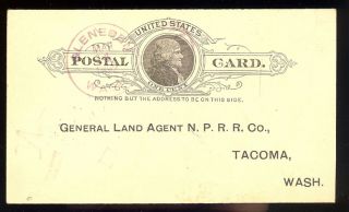 Washington State Postal History Lewis County 1892 Gleneden DPO5