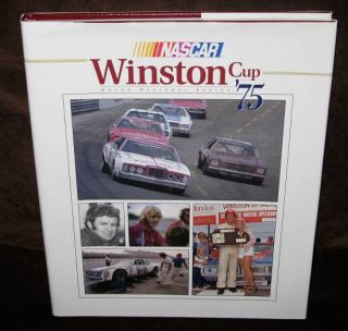 NASCAR Winston Cup Grand National Series Yearbook 1975 HC w DJ