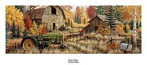 Mark Daehlin Deer Valley John Deere Farm Print 14 5 x 5