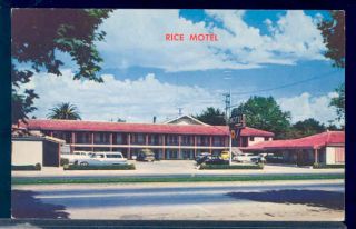 CA, Marysville, California, Rice Motel, 50s Cars, Highway 99, Roberts