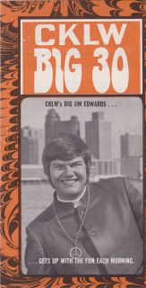 Big Jim Edwards Rock Radio Show CKLW Detroit from 12 1 1969 Great 60s