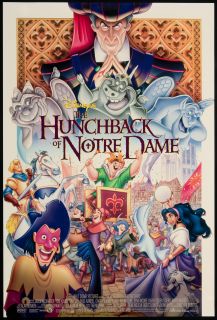 The Hunchback of Notre Dame 1996 Original U s One Sheet Movie Poster