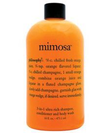 philosophy mimosa ultra rich 3 in 1 shampoo, shower gel and bubble