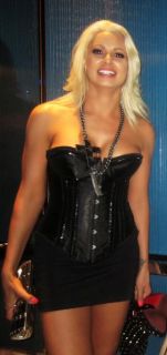 WWE DIVA MARYSE OUELLET DIRECT WIN MY CORSET SKIRT WORN AT LAS VEGAS