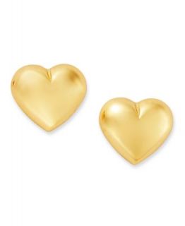 Giani Bernini 24k Gold Over Sterling Silver Earrings, Heart Stud