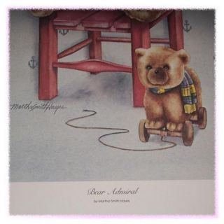 Teddy Bear Prints Patriotic Pictures Ready to Frame