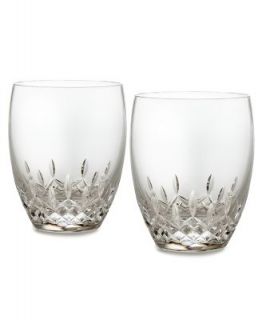 Waterford Drinkware, Set of 2 Lismore Essence Double Old Fashioned