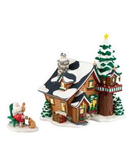 Department 56 Collectible Figurine, North Pole Village Santas Retreat