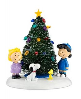 Department 56 Collectible Figurine, Peanuts Village O Christmas Tree