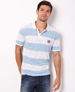 Nautica Shirt, Short Sleeve Bar Stripe NJC Polo Shirt