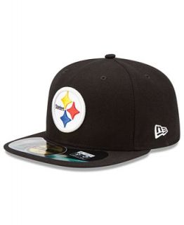 New Era NFL Hat, Pittsburgh Steelers On Field 59FIFTY Fitted Cap