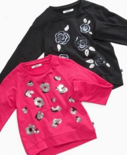 DKNY Kids Shirt, Girls Sequin Popover Tops