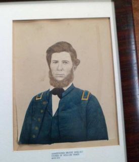 7th Illinois Cavalry Framed Image Painting Discharge Grouping