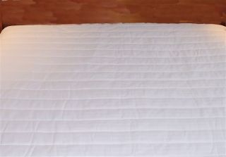 48x78 Mattress Pad for Airstream w 2 Curves on 1 Side