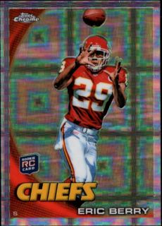 Eric Berry Chiefs 2010 Topps Chrome Xfractor RC Rookie C195