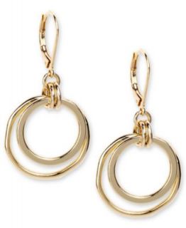 Jones New York Earrings, Gold tone Orbital Fish Hook Earrings