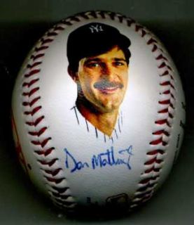 Mickey Mantle Don Mattingly Signed Baseball PSA DNA