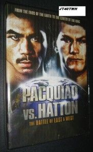 Manny Pacquiao vs Hatton The Battle of East DVD Boxing