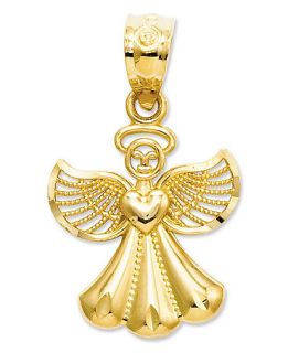 14k Gold Charm, Polished Angel Charm   Bracelets   Jewelry & Watches