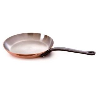 Mauviel Cookware MHeritage 250C Copper Stainless Round Fry Pan 11.8