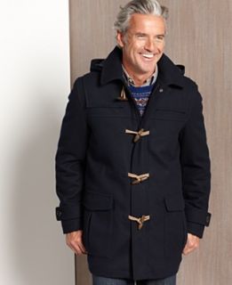 Nautica Coat, Faux Shearling Lined Double Breasted Coat