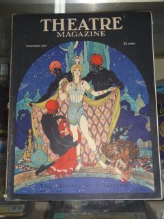 Theater Magazine Nov 1922 Spicy Art Deco Jazz Age Flappers Agnes Ayers