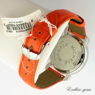 Michele CSX Grand Carousel Ladies Watch MWW03T000018 Orange Patent