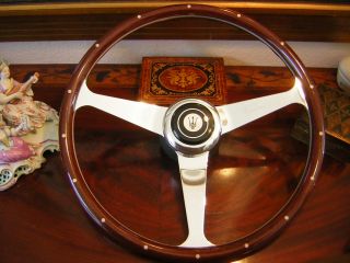 Maserati Biturbo Nardi Wood Steering Wheel New 15