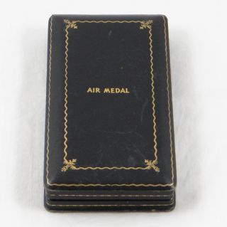 WWII World War II Air Medal in Orig Case w Short Long Bars 4 Stars 3
