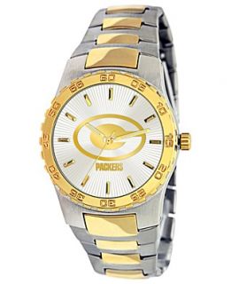 Game Time Watch, Mens Green Bay Packers Two Tone Stainless Steel