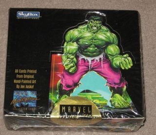Unopened Box 1992 Skybox Marvel Masterpieces Trading Cards