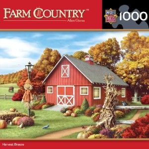 Masterpieces Farm Country Harvest Breeze Jigsaw Puzzle 1000 PC