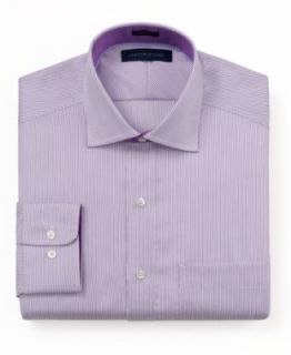 Tommy Hilfiger Dress Shirt, Solid Long Sleeve Shirt   Mens Dress