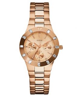 GUESS Watch, Womens Rose Gold tone Stainless Steel Bracelet 36mm