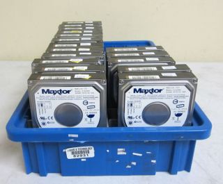 Lot of 17 Maxtor 300GB 7L300R0 7 2K 7200K IDE Hard Drives