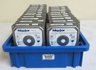 Lot of 22 Maxtor MaXLine II 300GB 5A300J0 IDE Hard Drives