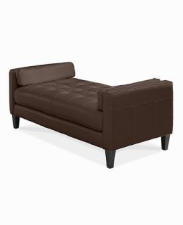 Milan Leather Daybed, 71W x 34D x 26H   furniture