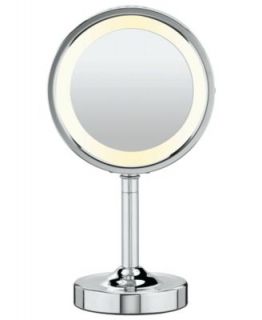 Conair, 7x Magnified Polished Chrome Lighted Makeup Mirror  
