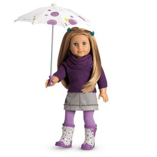NEW NIB American Girl Doll Mckennas Rainy Day Set School Outfit 2012