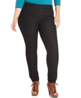 Lucky Brand Jeans Plus Size Jeans, Ginger Metallic Skinny, Black