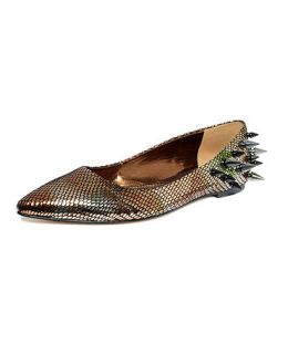 Truth or Dare by Madonna Shoes, Shentel Snake Flats   Shoes