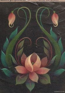 Maureen McNaughton Pointed Strokes Art Nouveau Rose Strokework Packet