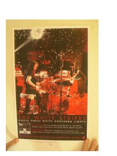Stripes Poster Under Great White Northern Lights Band Concert Jack Meg
