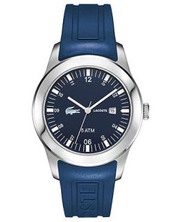 Lacoste Watch, Mens Advantage Blue Silicone Strap 42mm 2010672   All