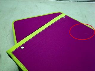 Lot of 5 Mead Zipper Binder with Handle 2 inch Pink 72761