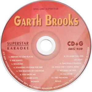 Garth Brooks Superstar Karaoke SKG 928 13 Superhits CDG